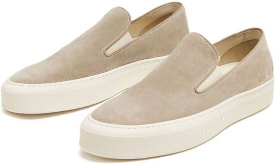 Common Projects suede slip-on sneakers Neutrals