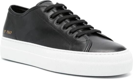 Common Projects Tournament leather sneakers Black