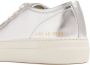 Common Projects Tournament Low metallic-leather sneakers Silver - Thumbnail 2