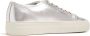 Common Projects Tournament Low metallic-leather sneakers Silver - Thumbnail 3