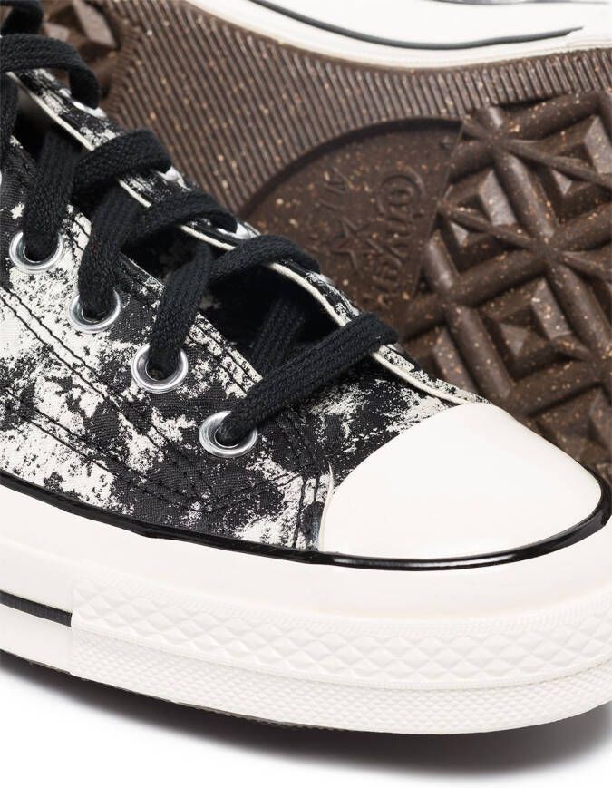 Converse Chuck 70 abstract-print low-top sneakers Black