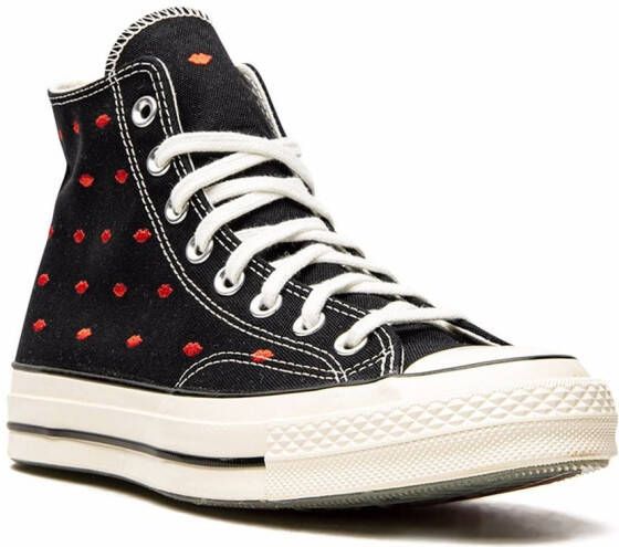 Converse Chuck 70 Embroidered Lips High sneakers Black