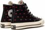 Converse Chuck 70 Embroidered Lips High sneakers Black - Thumbnail 3