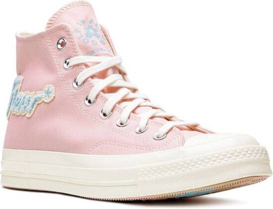 Converse x Golf le Fleur Chuck 70 Hi "Chenille" sneakers Pink