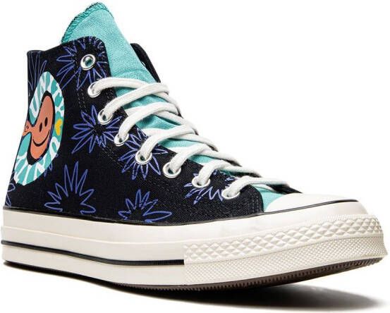 Converse Chuck 70 high-top "Black Washed teal" sneakers