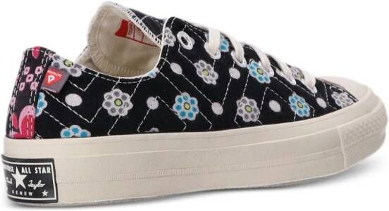 Converse Chuck 70 quilted floral-print sneakers Black