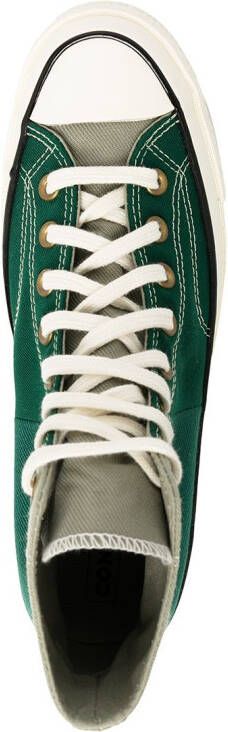 Converse Chuck 70 two-tone high-top trainers Green