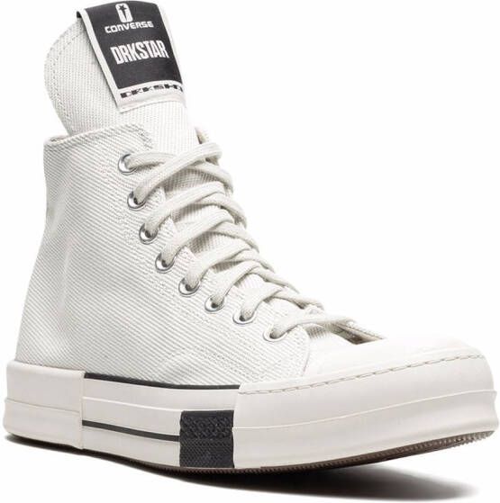 Converse Drkstar Hi "Lily White Egret Black" sneakers