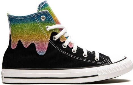 Converse Kids Hi All Star Chuck "Glitter Drip" sneakers Black