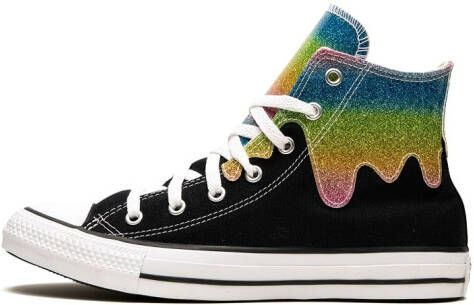 Converse Kids Hi All Star Chuck "Glitter Drip" sneakers Black