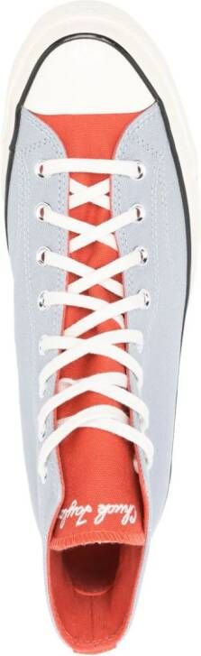 Converse lace-up high-top sneakers Blue