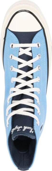 Converse lace-up high-top sneakers Blue