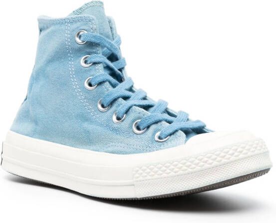 Converse logo-patch high-top sneakers Blue