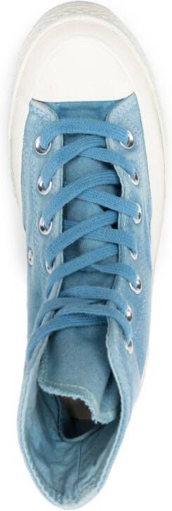 Converse logo-patch high-top sneakers Blue