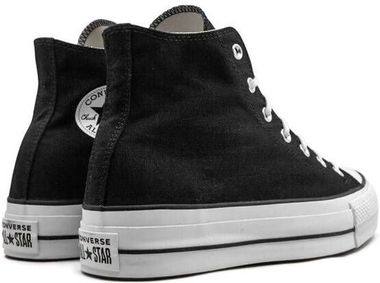 Converse platform high-top sneakers Black