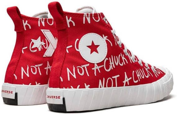 Converse Unt1Tl3D "Not A Chuck-Red" sneakers