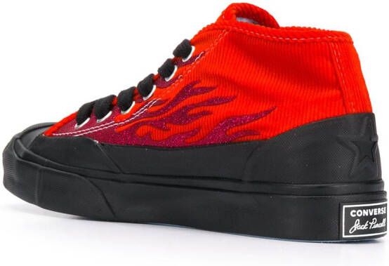Converse x Asap Nast Jack Purcell Chukk sneakers Red