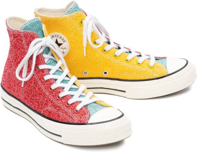 Converse x JW Anderson x JW Anderson Chuck 70 Hi "Glitter Pack" sneakers Yellow