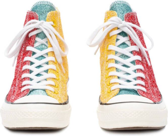 Converse x JW Anderson x JW Anderson Chuck 70 Hi "Glitter Pack" sneakers Yellow