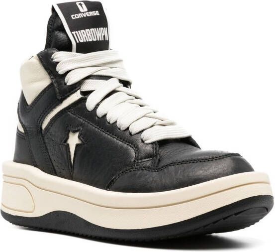 Converse x Rick Owens lace-up sneakers Black