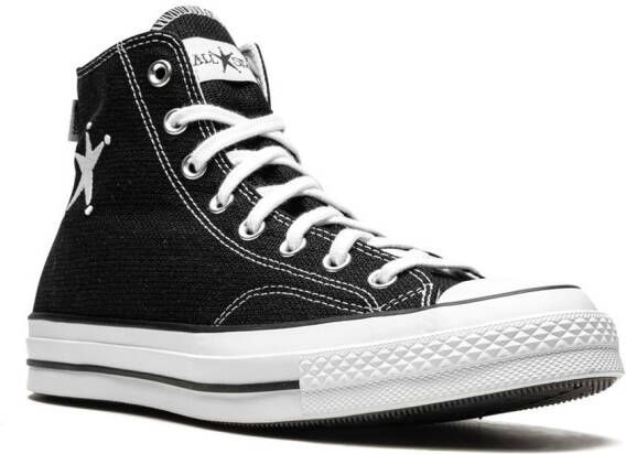 Converse x Stüssy Chuck 70 Hi "Black White" sneakers