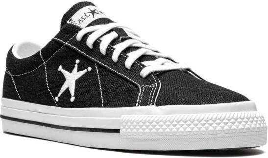 Converse x Stüssy One Star OX Low "Black White" sneakers