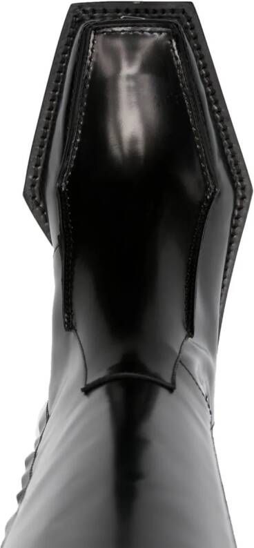 Coperni 3D Vector knee-high boots Black