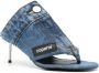 Coperni 70mm denim sandals Blue - Thumbnail 2