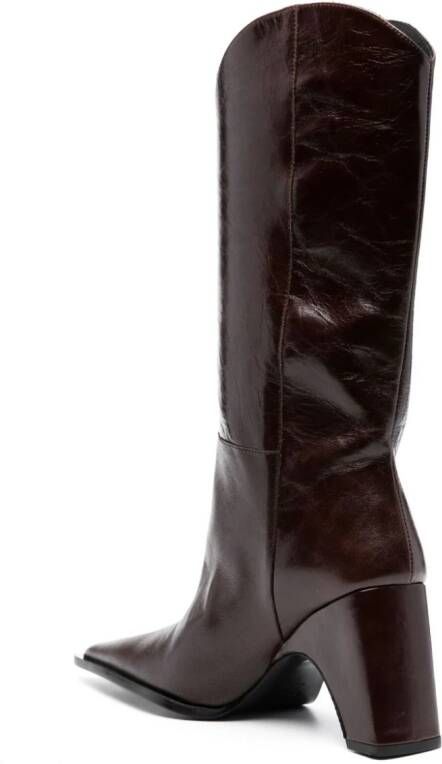 Coperni Bridge 100mm cowboy boots Brown