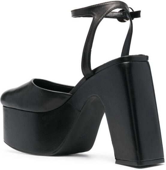 Coperni Bridge platform pumps Black