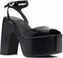 Coperni platform-sole sandals Black - Thumbnail 2