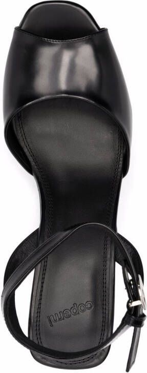 Coperni platform-sole sandals Black