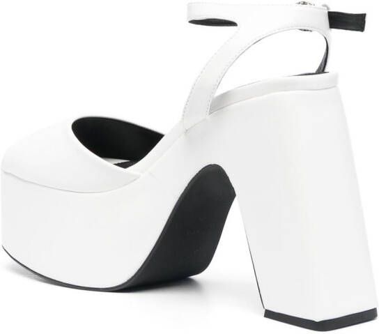 Coperni platform-sole sandals White