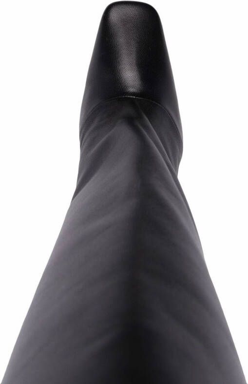 Coperni square-toe boots Black