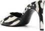 Coperni zebra-print logo 105mm mules Black - Thumbnail 3