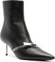Coperni Zip 60mm leather ankle boots Black - Thumbnail 2