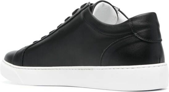 Corneliani Boston low-top leather sneakers Black