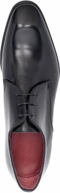 Corneliani leather derby shoes Black