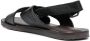 Corneliani Waikiki Beach leather sandals Black - Thumbnail 3