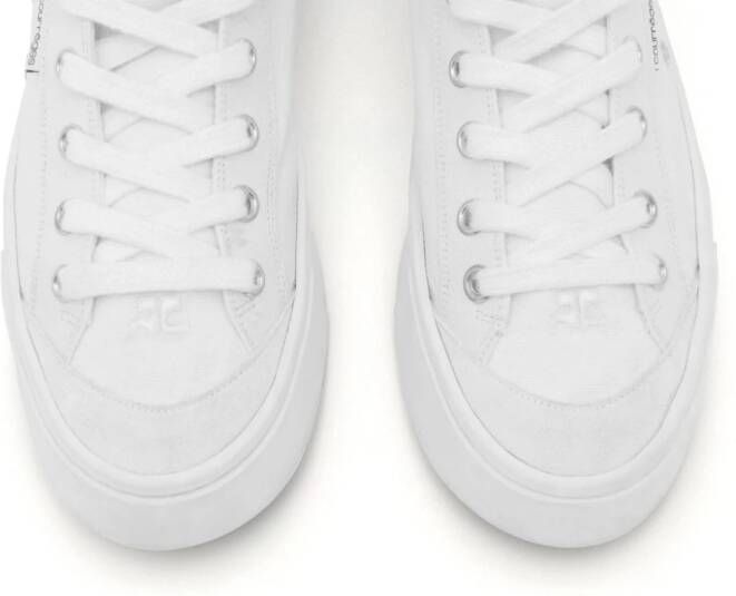 Courrèges Canvas 01 high-top sneakers White