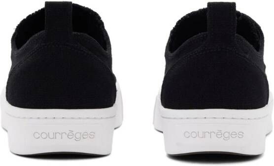 Courrèges Canvas 01 lace-up sneakers Black