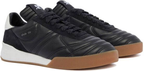 Courrèges Club 02 leather sneakers Black