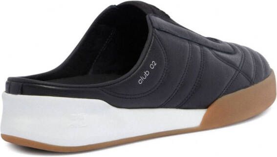 Courrèges Club 02 leather sneakers Black