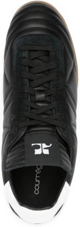 Courrèges Club 02 leather sneakers Black