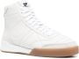 Courrèges Club02 lace-up leather sneakers White - Thumbnail 2