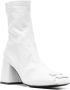 Courrèges Heritage 70mm leather boots White - Thumbnail 2