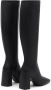Courrèges Heritage leather knee-high boots Black - Thumbnail 3