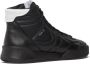 Courrèges Mid Club 02 leather sneakers Black - Thumbnail 3