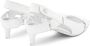 Courrèges Racer leather pumps White - Thumbnail 2