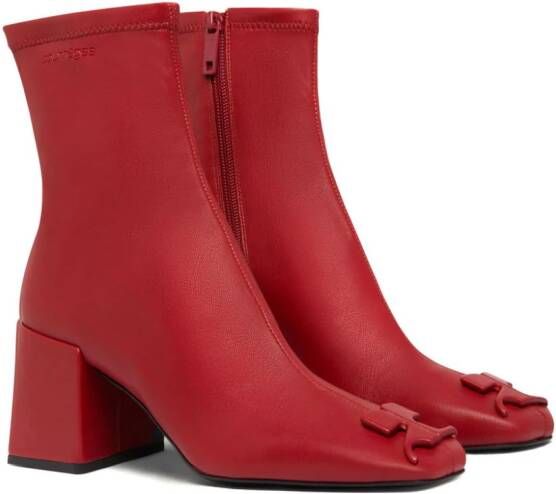 Courrèges Reedition AC ankle boots Red